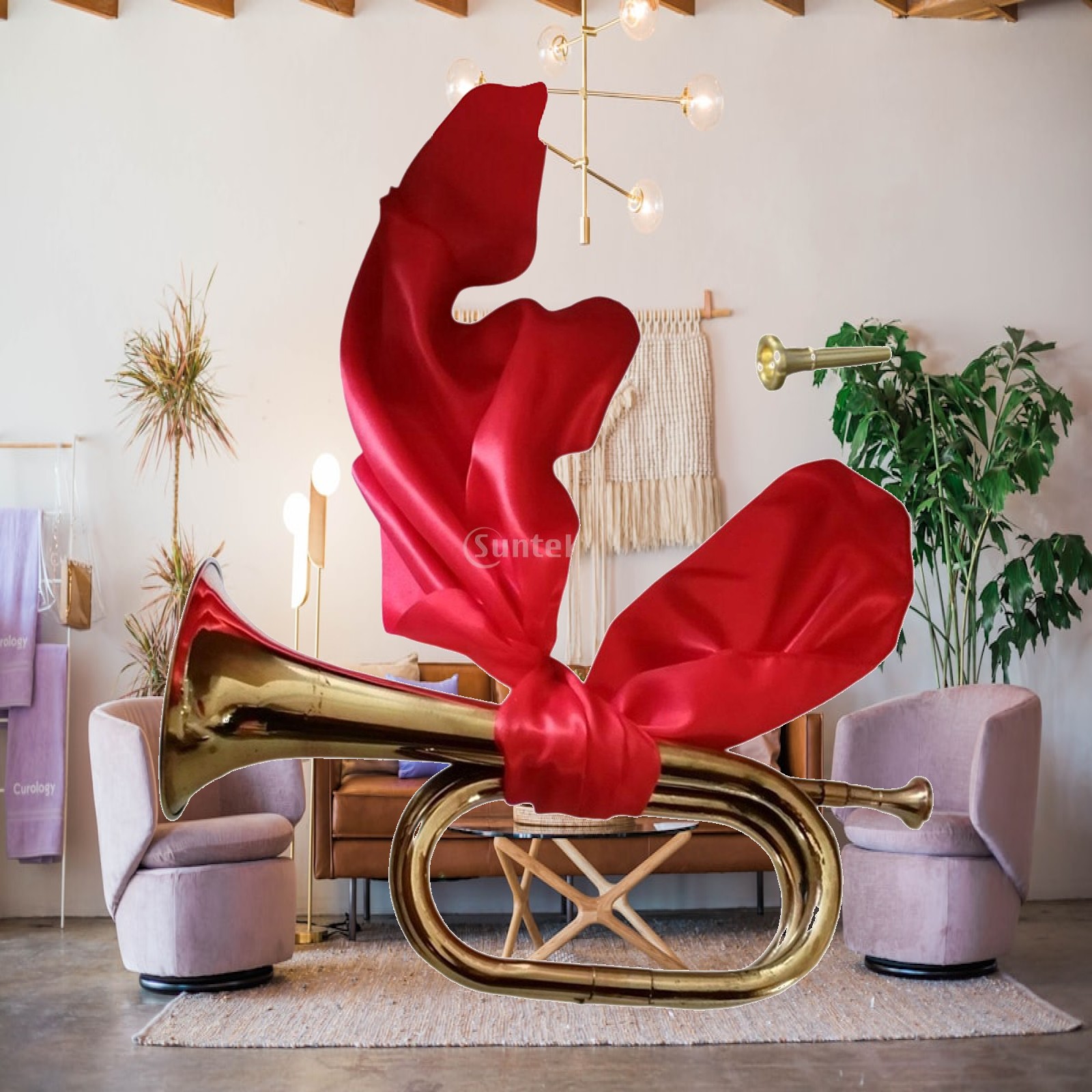 Sheet Metal Bugle Trumpet Bras - Musical Instrument Bugle recension och pris