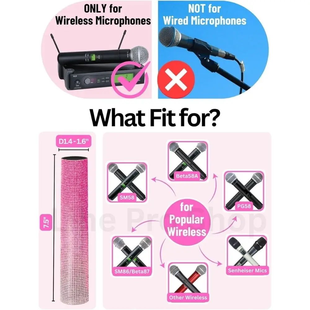 Gradient Rhinstone Wireless Mi - Shure Mic Mv7 recension och pris